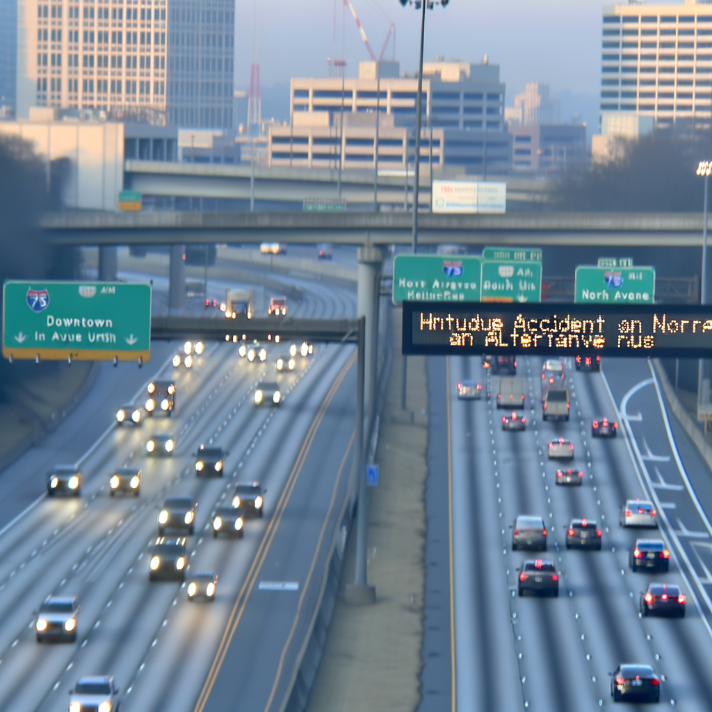 Major crash on Downtown Connector in Midtown Atlanta delays traffic. All lanes reopened by 7 a.m. on Friday. Avoid I-75/I-85 for alternate routes.